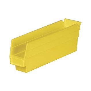 Akro-Mils® Shelf Bin, Yellow, 11-5/8" x 2 3/4" x 4" - 1387865