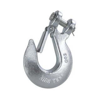  Grade 43 Clevis Slip Hook with Latch, 5/16", 3,900 lb WLL - 1424854