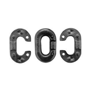  Connecting Link, 3/8", 2,650 lb WLL, Zinc - 1424956