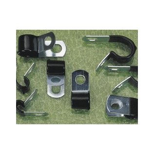  Heavy Duty Vinyl-Coated Cable Clamp Assortment, I.D.1/4" - 3/4" - 1465148