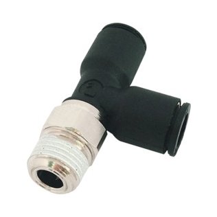 Legris Push-To-Connect Fitting, LF3000, Male Run Tee, 3/8" Tube x 3/8 NPT - 86777