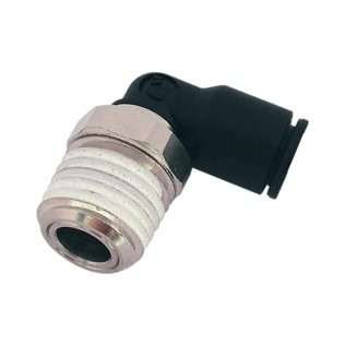 Legris Push-To-Connect Fitting, LF3000, Male Elbow, 5/32" (4mm) Tubex1/4 NPT - 86759