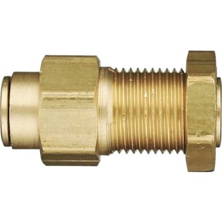  DOT Bulkhead Union Brass 3/8 x 3/8" - 27193
