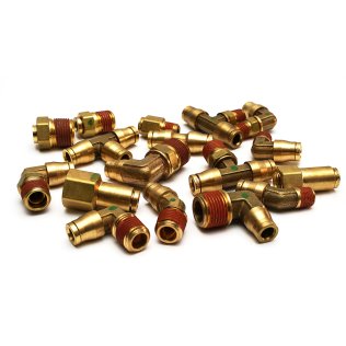  3/8 D.O.T. Push-to-Connect Lawson Brass Assortment - LP928
