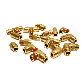  3/8 D.O.T. Push-to-Connect Parker Brass Assortment - LP932