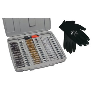  Bore Tube Brush Kit, Professional 37-Pc with Ninja HPT PVC Coated Glov - 1635676