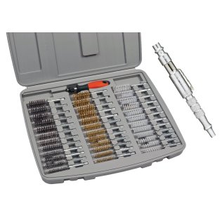  Bore Tube Brush Kit, Professional 37-Pc with Pocket Air Gun - 1635677