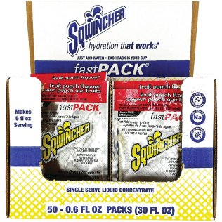 Sqwincher Fast Pack® Electolyte Concentrate Fruit Punch - 1677229