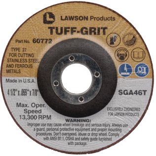 Tuff-Grit Cut-Off Wheel for Right Angle Grinder 6" - 18279M12