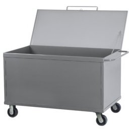 Akro-Mils® Box Truck, Steel with Lid, 24" W x 48" L x 30-1/2" H - 1389763
