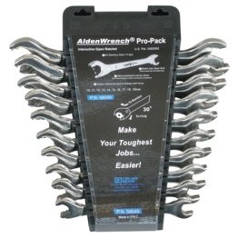  Wrench Set, Open End, Ratcheting, 10pc - 16405