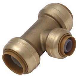 SharkBite® Instant Plumbing Fitting, Reducing Tee - 18339