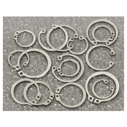  Stainless Steel Metric Retaining Rings Internal and External Assortment - LP869