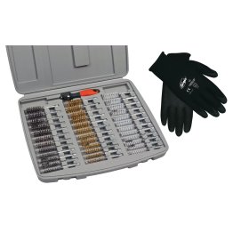  Bore Tube Brush Kit, Professional 37-Pc with Ninja HPT PVC Coated Glov - 1635676