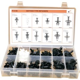  Push-Type Retainer Kit 12 Items 125Pcs - P15186
