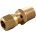 DOT Compression Connector Male Brass 1/4 x 1/8" - 1511551