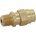 DOT Compression Connector Male Brass 3/8 x 1/2" - 1656