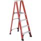 10' Fiberglass Platform Ladder, 375 lbs., Type IAA