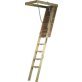 8' 9" to 10' Wood Attic Ladder with Insulated Door