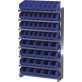 Single-Sided Pick Rack, 8 12" Deep Shelves, 52 Blue ShelfMax® Bins