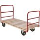 Platform Truck, Wood, 24" W x 48" L, 2 Crossbar Swayback Handles