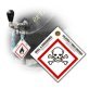 GHS Pictogram Tags Skull Crossbones English/Spanish