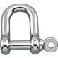 Screw Pin Straight Shackle, Stainless Steel, 1", 6,000 lb WLL