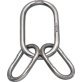 Oblong Master Link Sub-Assembly, Stainless Steel, 1", 11,800 LB WLL