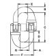 CM® Hammerlok Coupling Link, Grade 100, 3/8", 8,800 lb WLL - 1429683