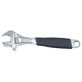 Pipe Wrench, Adjustable, Chrome, 12"
