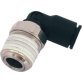 Push-To-Connect Fitting, LF3000, Male Elbow, 1/2" Tube x 3/8 NPT