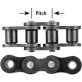 Daido® Roller Chain, Single Strand, Steel, Industry No. 50 - 85357