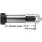  Hex Socket Head Shoulder Screw, 1/2" x 5/8" - 85716