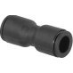Push-To-Connect Fitting, LF3000, Union, 3/8" Tube