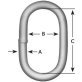 CM® Master Link Sub Assy Oblong  Grade 80 Chain - 88924