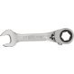 Wrench, Ratcheting, Combination-Stubby Dual Drive