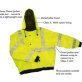  Class 3 High Visibility Bomber Jacket Size X-Large - SF10897