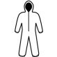 Tyvek TY125S Coveralls Protective Clothing  Size Large - SF11791