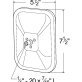 Grote® Rolled-Rim Mirror with Ball Swivel 7-1/2" - 1322357