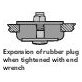  Rubber Expansion Plug 2-1/4" - 87164