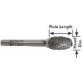 Tuff-Cut™ Solid Tungsten Carbide Bur 3/8" - 93293
