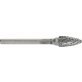 Solid Tungsten Carbide Bur 1/4"