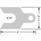 Front End Shim 1/16" - P21915