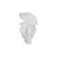 Weatherstrip Retaining Clip Nylon White 5 x 15mm