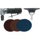 Tuff-Grit Small Dia. Surface Conditioning Disc Kit with Pneumatic Angle Die Grinder