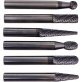 Cryonite Blue 6PC Starter Set, 1/4" Shank Dia. 1/4" Shape