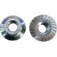 Hex Flange Spinlock Nut Steel 5/16-18
