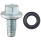 Rubber Face Drain Plug M12-1.75 15mm