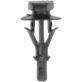 Door Weatherstrip Retaining Clip Plastic Black