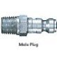  Quick Disconnect Plug Steel 1/4" x 1/4-18 - 11942